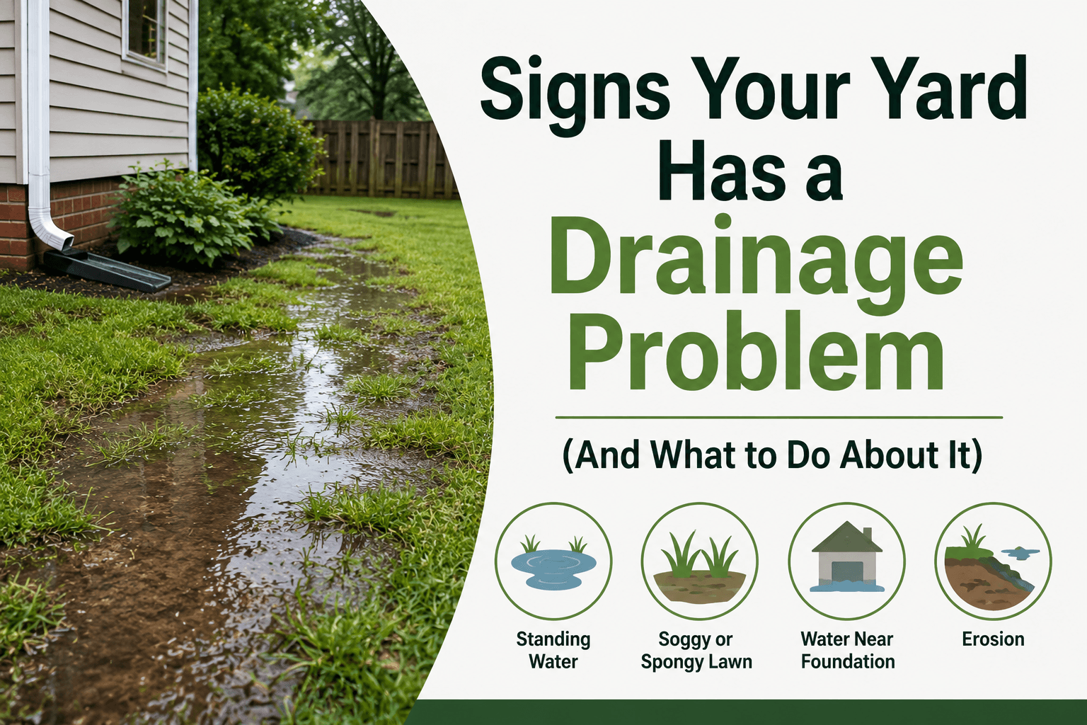 Signs Your Yard Has a Drainage Problem (And What to Do About It)